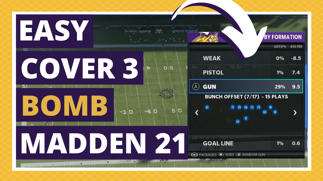 Madden 22 Tips - One Play TD Vs Cover 0 and Cover 1 